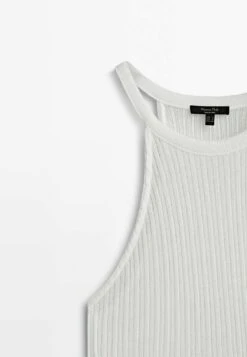 Massimo Dutti Open Halter - Top - Stone -Massimo Dutti Shop 36c26f7f363644f6b57d69cfd6235ed7