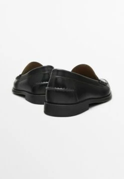 Massimo Dutti WITH PENNY STRAP - Slip-ons - Black -Massimo Dutti Shop 36d306aa852b4883a0b08f744792b5f6