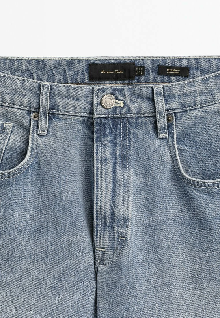 Massimo Dutti Bleached - Slim Fit Jeans - Blue 12 Massimo Dutti Bleached - Slim Fit Jeans - Blue - Image 10