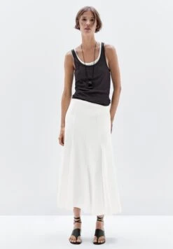 Massimo Dutti GODET MIDI WITH SEAM DETAILS - A-line Skirt - White 16 Massimo Dutti GODET MIDI WITH SEAM DETAILS - A-line Skirt - White -Massimo Dutti Shop 3715ccf2ba604b9dbf9753721480bcc1