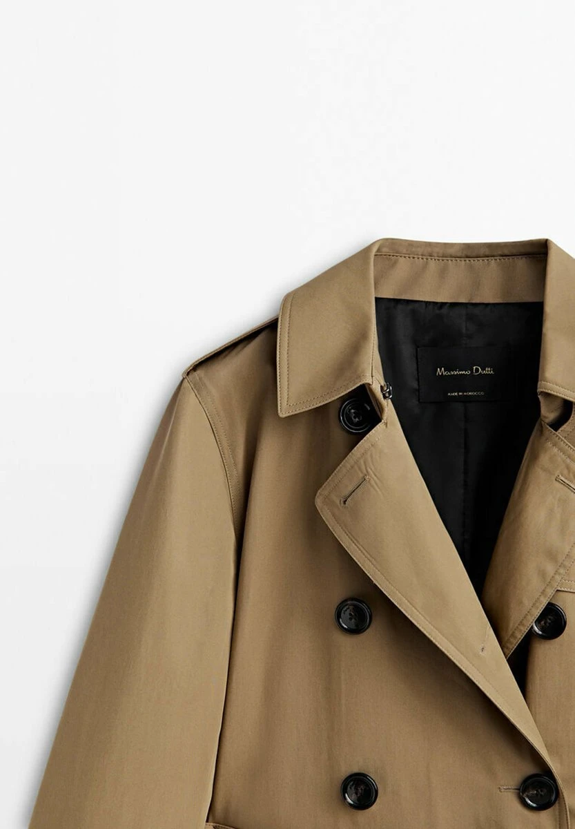 Massimo Dutti With Belt- Trenchcoat - Camel 6 Massimo Dutti With Belt- Trenchcoat - Camel - Image 4