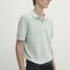 Massimo Dutti Smocked - Polo Shirt - Light Green 2 Massimo Dutti Smocked - Polo Shirt - Light Green -Massimo Dutti Shop 372a3ea40c8948bfb813a5abb3511674
