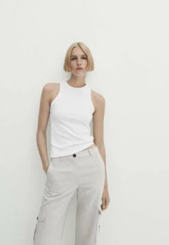 Massimo Dutti With Detail - Cargo Trousers - Sand -Massimo Dutti Shop 374db7d909dd4597b4cff47cfa736f14