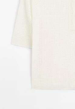 Massimo Dutti POLO COLLAR WITH SHORT SLEEVES - Polo Shirt - WHITE -Massimo Dutti Shop 375c9db4989247cf8b53893be53a9608