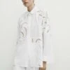 Massimo Dutti With Crochet Detail - Button-Down Blouse - White 2 Massimo Dutti With Crochet Detail - Button-Down Blouse - White -Massimo Dutti Shop 376ab19b978a45dc8b6edcb5fdf007f3