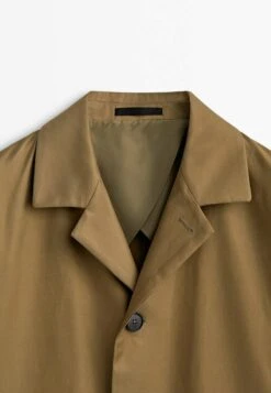 Massimo Dutti Studio And Microfibre - Trenchcoat - Camel -Massimo Dutti Shop 3797637ad8e94ec29da1128225c2bfb4