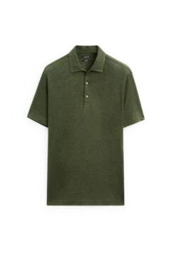 Massimo Dutti LIGHTWEIGHT SHORT SLEEVE POLOC NECK - Polo Shirt - Khaki 16 Massimo Dutti LIGHTWEIGHT SHORT SLEEVE POLOC NECK - Polo Shirt - Khaki -Massimo Dutti Shop 379b0a6546a24139a0f59b28d0fb66d9