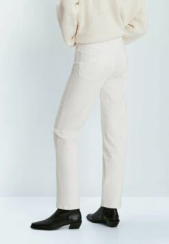 Massimo Dutti Cropped Mid Waist - Trousers - Beige -Massimo Dutti Shop 37d555cf7511485399862edb97f6a27f