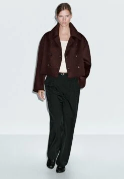 Massimo Dutti SHORT - Summer Jacket - Bordeaux -Massimo Dutti Shop 3808fd92ae1847d0ba502f8e1023e276