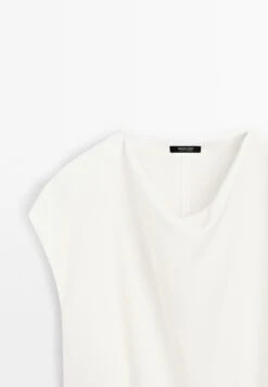 Massimo Dutti CREPE COWL NECK - Top - White 24 Massimo Dutti CREPE COWL NECK - Top - White -Massimo Dutti Shop 38418fbdbab9455f895bb69773184b72