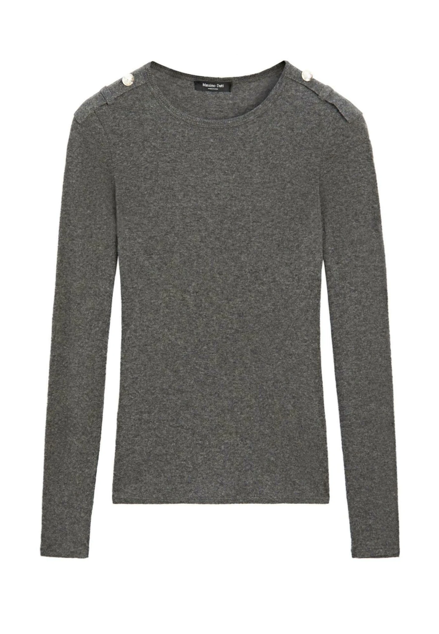 Massimo Dutti KNITWITH SHOULDER DETAIL - Jumper - Brown 13 Massimo Dutti KNITWITH SHOULDER DETAIL - Jumper - Brown - Image 11