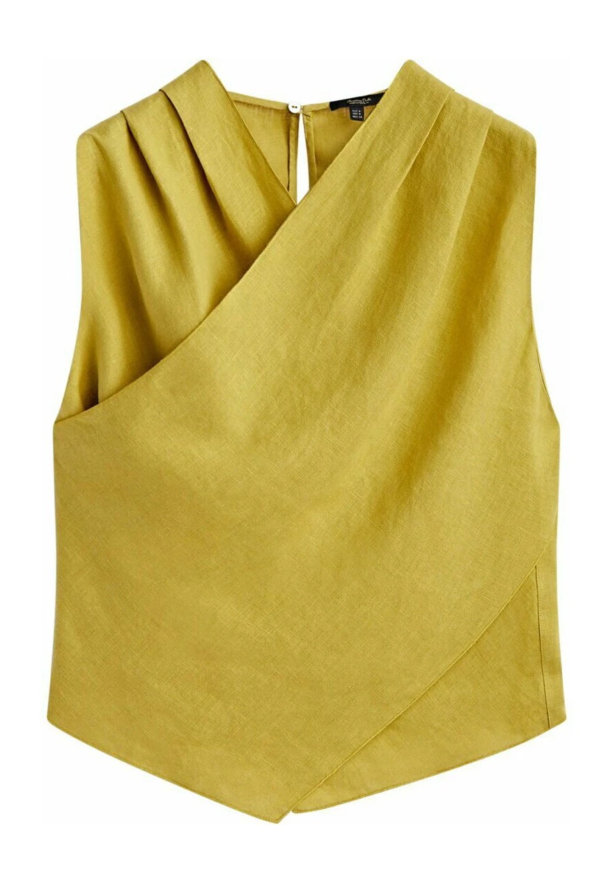 Massimo Dutti Crossover - Blouse - Mustard Yellow 8 Massimo Dutti Crossover - Blouse - Mustard Yellow - Image 6