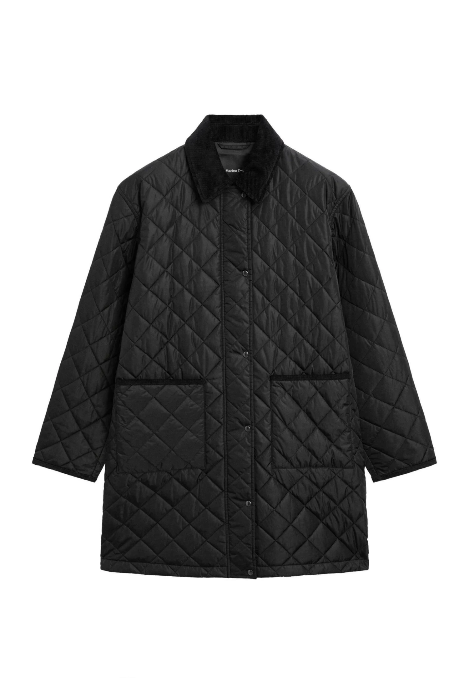 Massimo Dutti LIGHTWEIGHT WATER-REPELLENT PUFFER - Winter Coat - Black 7 Massimo Dutti LIGHTWEIGHT WATER-REPELLENT PUFFER - Winter Coat - Black - Image 5