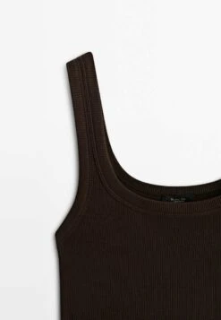 Massimo Dutti Mercerised - Top - Dark Brown 14 Massimo Dutti Mercerised - Top - Dark Brown -Massimo Dutti Shop 387c836bee584e4582e2e9c894932bc0
