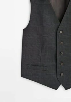 Massimo Dutti Check Super - Waistcoat - Grey 20 Massimo Dutti Check Super - Waistcoat - Grey -Massimo Dutti Shop 389192d068fa4b168e81c8567d72fcb6