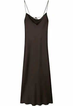 Massimo Dutti Camisole Midi - Occasion Wear - Dark Brown -Massimo Dutti Shop 38a04879b8814d0898754dd85a1ce770