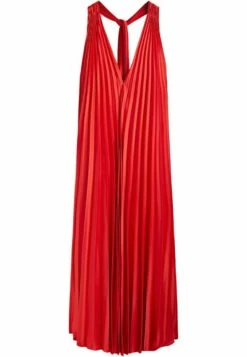Massimo Dutti Studio-Pleated - Maxi Dress - Red -Massimo Dutti Shop 38ae94e76a354305a35cfa478ddde305