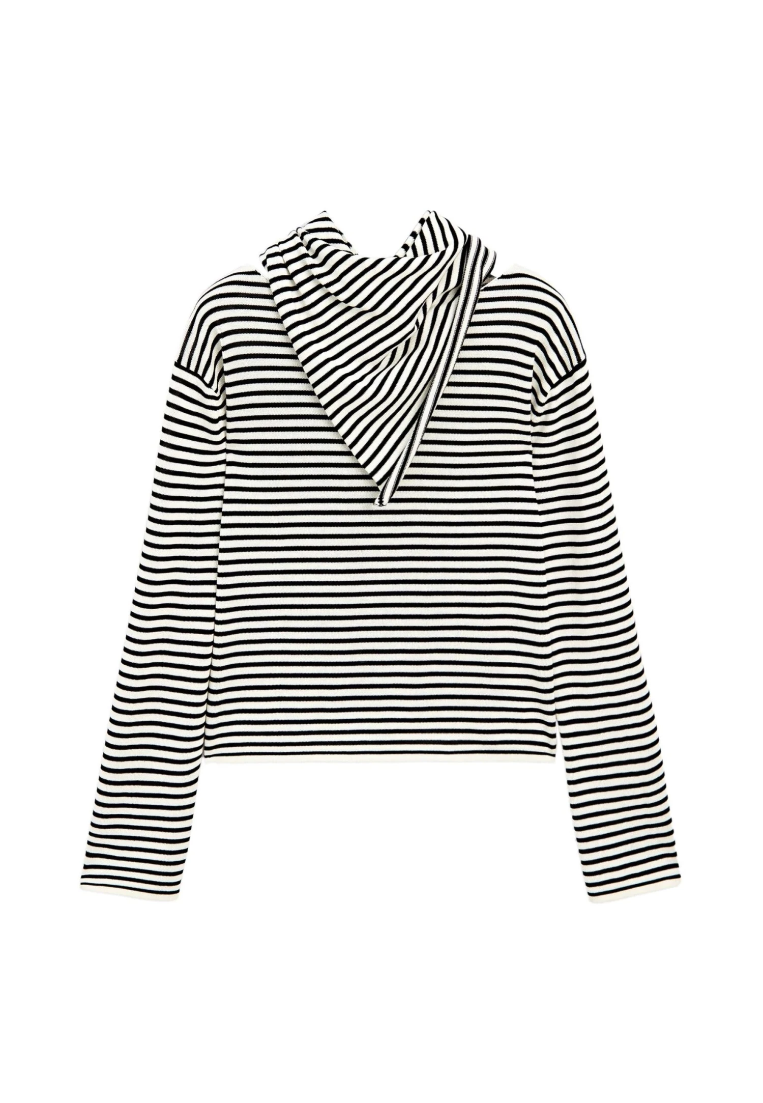 Massimo Dutti STRIPED WITH REMOVABLE BANDANA - Jumper - Beige 8 Massimo Dutti STRIPED WITH REMOVABLE BANDANA - Jumper - Beige - Image 6