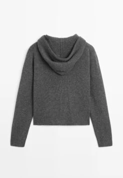 Massimo Dutti BUTTONED WITH HOOD - Cardigan - Grey -Massimo Dutti Shop 3922f78d0e5149528d81890a9228b550