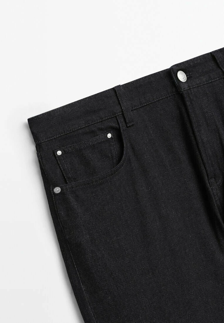 Massimo Dutti Tapered Fit Rinse Brushed - Straight Leg Jeans - Dark Blue 10 Massimo Dutti Tapered Fit Rinse Brushed - Straight Leg Jeans - Dark Blue - Image 8