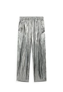 Massimo Dutti FLOWING METALLIC WITH GATHERED DETAIL - Trousers - Silver 12 Massimo Dutti FLOWING METALLIC WITH GATHERED DETAIL - Trousers - Silver -Massimo Dutti Shop 39dd0d686de5462b878e376ca2d56609