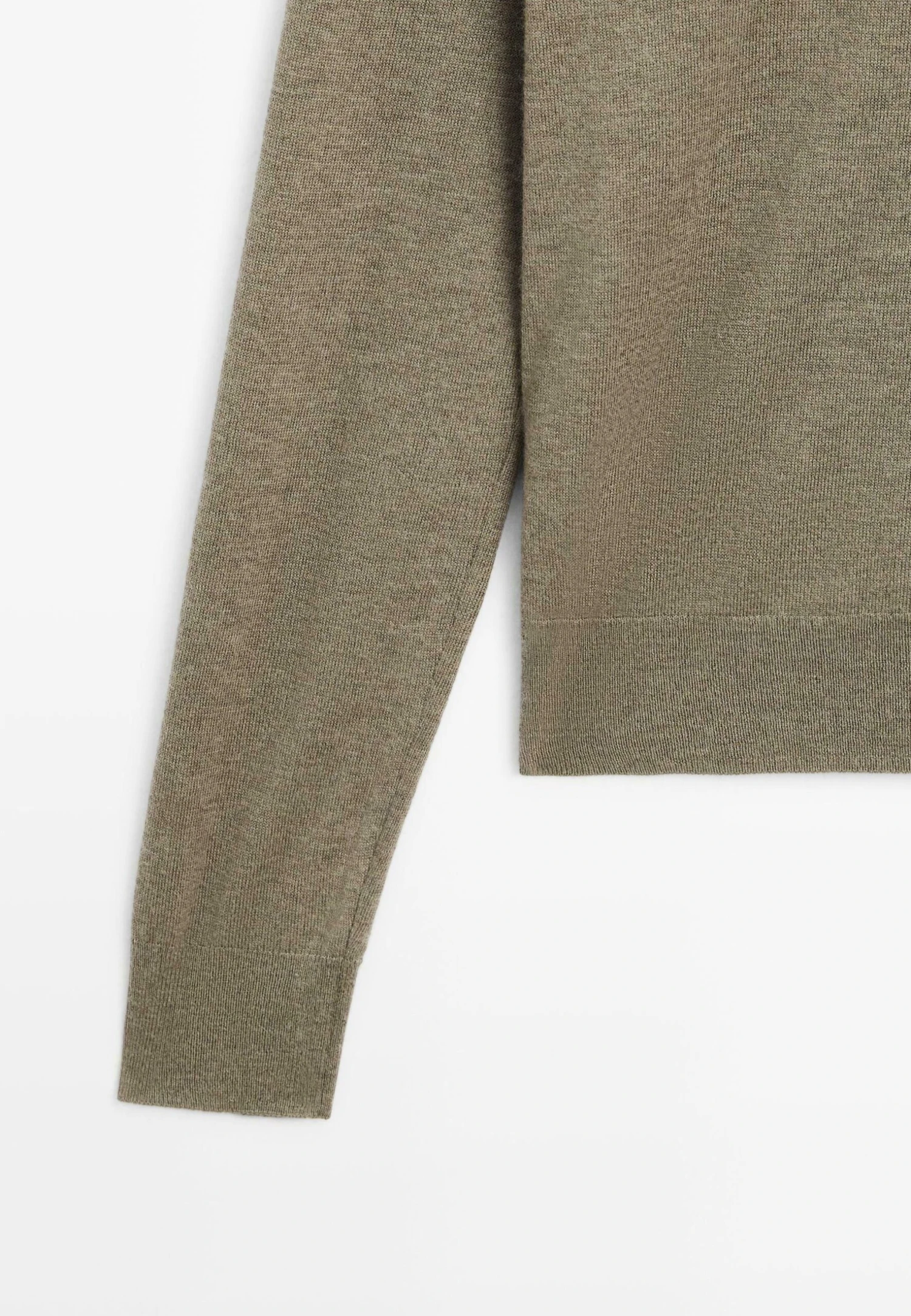 Massimo Dutti LONG SLEEVES WITH V-NECK - Jumper - Green 12 Massimo Dutti LONG SLEEVES WITH V-NECK - Jumper - Green - Image 10