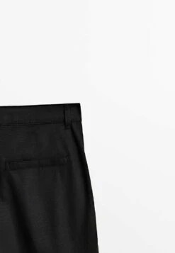 Massimo Dutti Flowing With Darts - Trousers - Black -Massimo Dutti Shop 3a19b6485d58414da9bce245f31c7f45