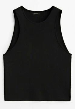Massimo Dutti Sleeveless- Top - Black 31 Massimo Dutti Sleeveless- Top - Black -Massimo Dutti Shop 3a1c0c3d3c644a7d9124a8ca1786c951