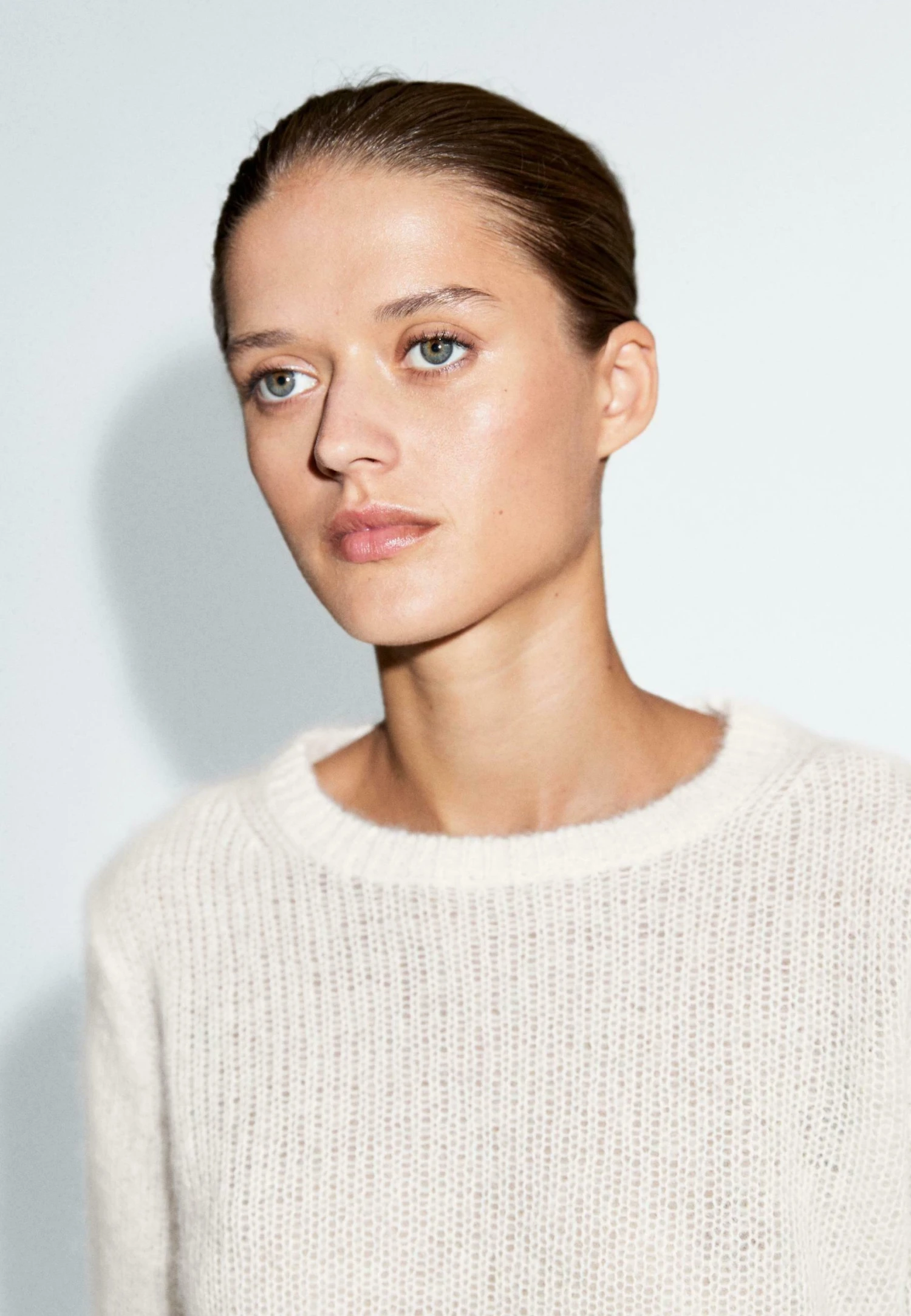 Massimo Dutti CREW NECK - Jumper - Beige 7 Massimo Dutti CREW NECK - Jumper - Beige - Image 5