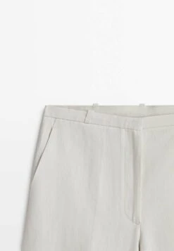 Massimo Dutti Waxed- Trousers - Beige -Massimo Dutti Shop 3a4d904e4adc470e85d6008f2d2eada1