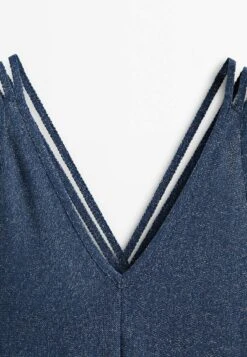 Massimo Dutti Long With Crossed Straps At The Back - Maxi Dress - Blue -Massimo Dutti Shop 3a952b2f3d6c41879bb446d48db5e258