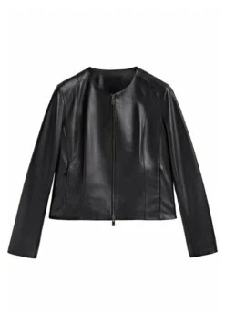 Massimo Dutti Leather Jacket - Black 18 Massimo Dutti Leather Jacket - Black -Massimo Dutti Shop 3aafd16e78bc4f878d0cd34104916bb0