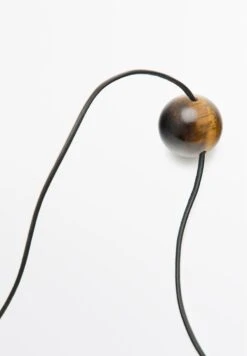 Massimo Dutti NATURAL STONE - Necklace - Dark Brown -Massimo Dutti Shop 3ab68858f2d4495c99412348ce5222d0