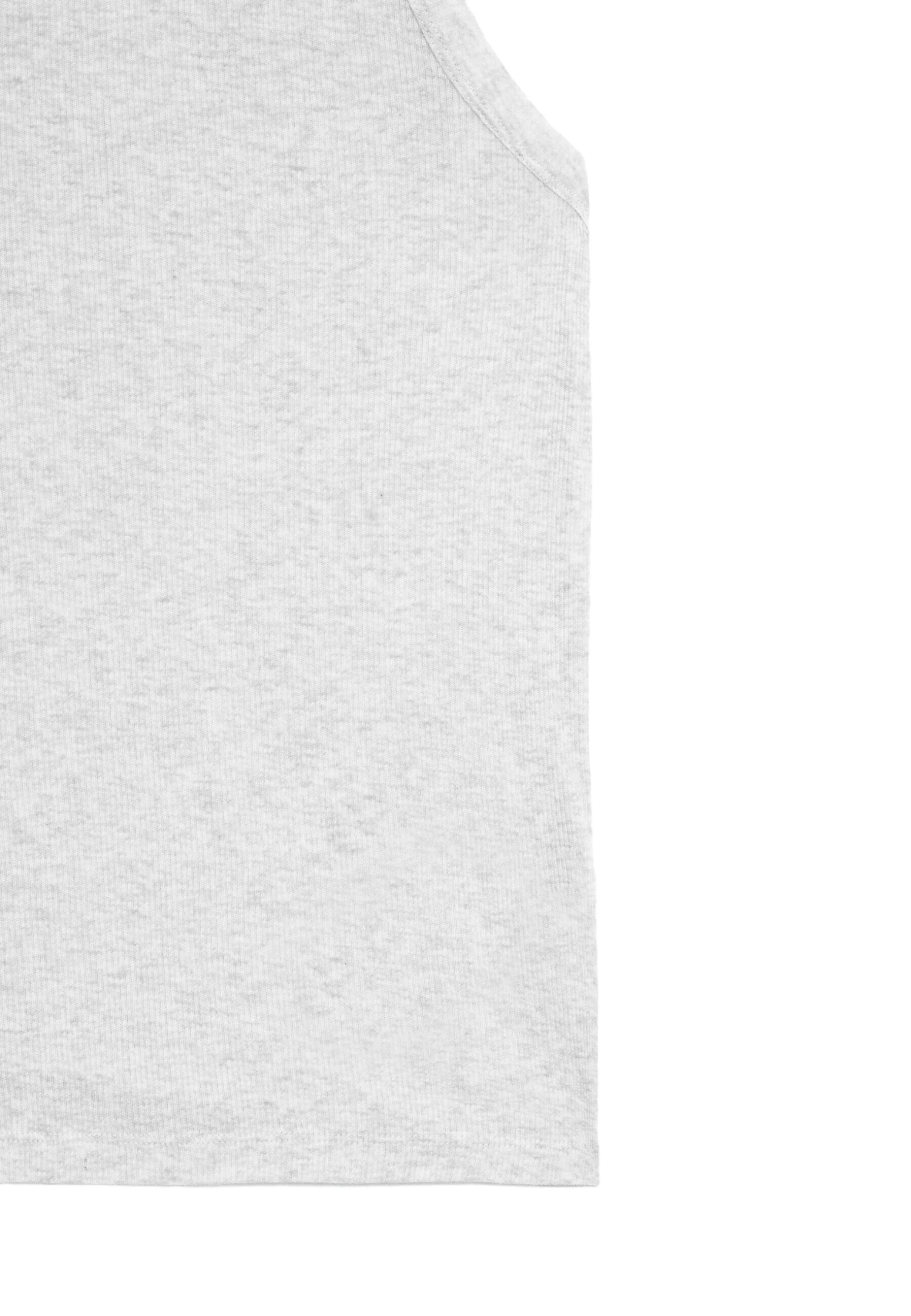 Massimo Dutti LIGHTWEIGHT HALTER NECK - Basic T-shirt - Light Grey 8 Massimo Dutti LIGHTWEIGHT HALTER NECK - Basic T-shirt - Light Grey - Image 6