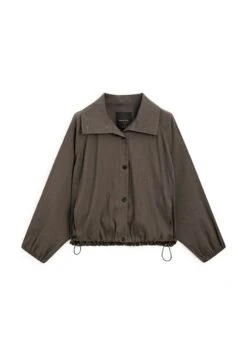 Massimo Dutti BOMBER NECK WITH RAGLAN SLEEVES - Bomber Jacket - Mottled Dark Brown 15 Massimo Dutti BOMBER NECK WITH RAGLAN SLEEVES - Bomber Jacket - Mottled Dark Brown -Massimo Dutti Shop 3b47b77a315240eab1865389915419e4