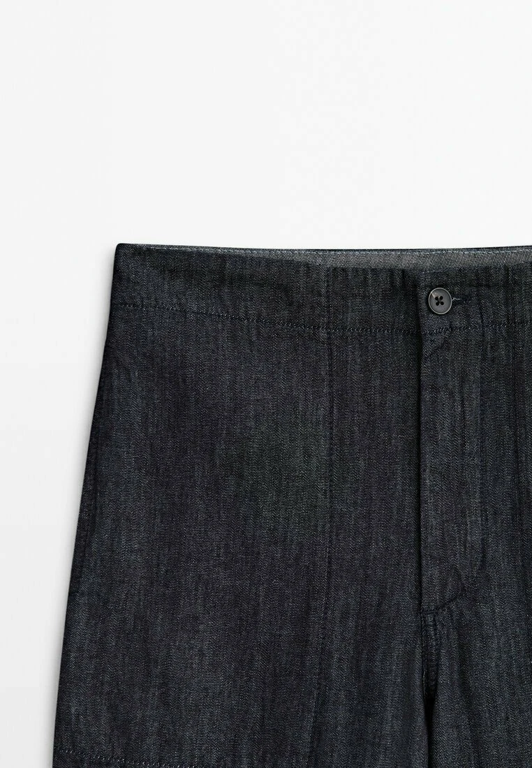 Massimo Dutti Mid Rise Carpenter - Straight Leg Jeans - Blue 10 Massimo Dutti Mid Rise Carpenter - Straight Leg Jeans - Blue - Image 8