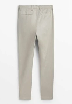 Massimo Dutti Tapered Fit Blend - Chinos - Light Grey 17 Massimo Dutti Tapered Fit Blend - Chinos - Light Grey -Massimo Dutti Shop 3bfaf3bab89a486cb30a807e232a3fe1