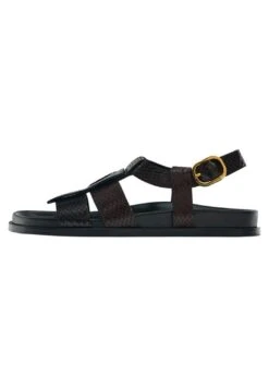 Massimo Dutti With Wide Straps - Sandals - Brown