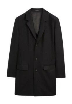 Massimo Dutti LONG WITH LAPEL COLLAR - Classic Coat - Black -Massimo Dutti Shop 3c4e59a88163440cad25dc861aa6ee8d