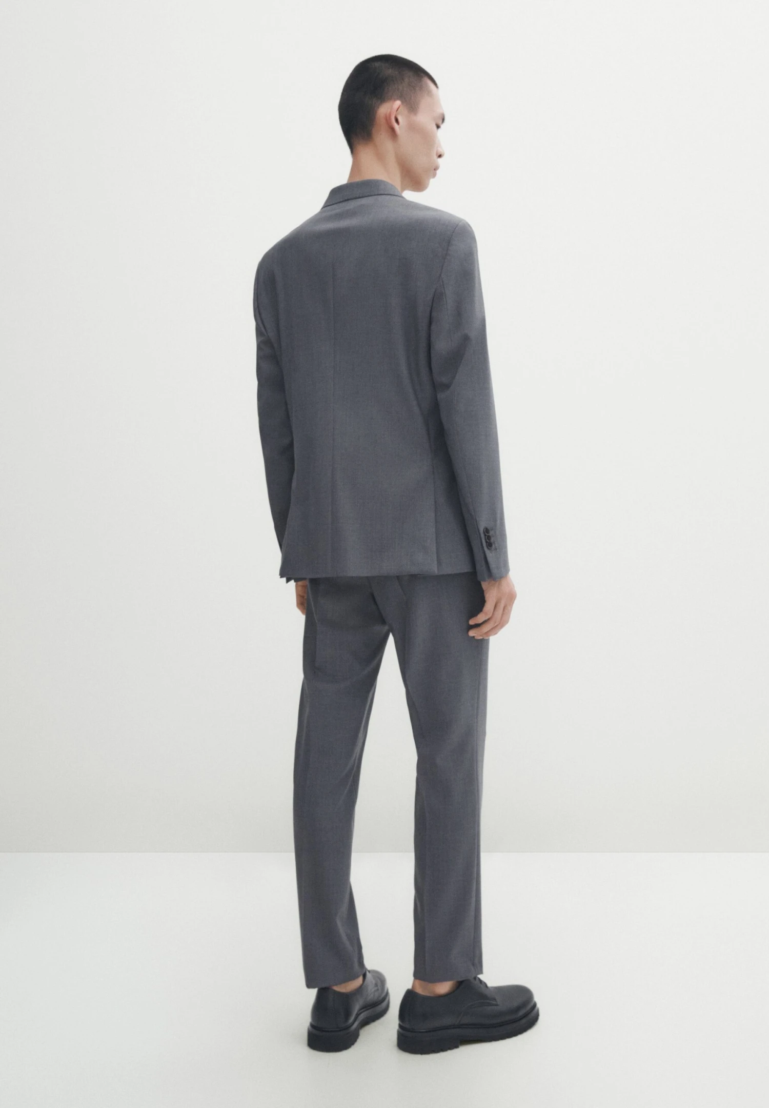 Massimo Dutti Fil-À-Fil - Chinos - Grey 5 Massimo Dutti Fil-À-Fil - Chinos - Grey - Image 3