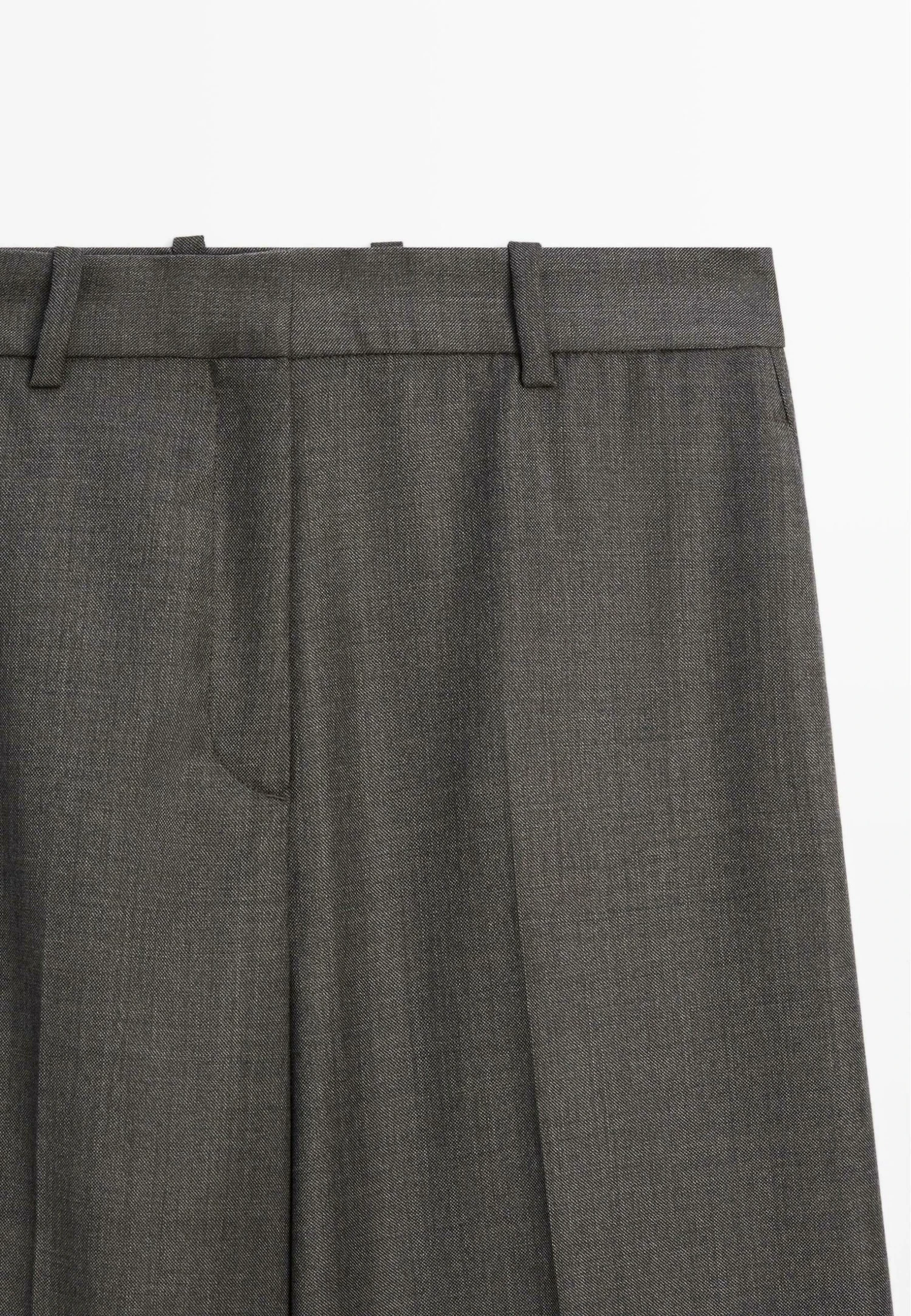 Massimo Dutti WIDE-LEG - Trousers - Brown 10 Massimo Dutti WIDE-LEG - Trousers - Brown - Image 8