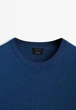 Massimo Dutti Crew Neck - Sweatshirt - Neon Blue -Massimo Dutti Shop 3cc90bfd86bd49fb8e1ddd502140903e