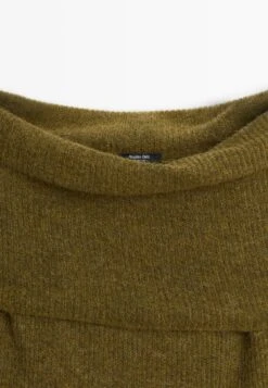 Massimo Dutti OFF-THE-SHOULDER - Jumper - Green -Massimo Dutti Shop 3ce123890a3a4458be124ed29c9d87a7