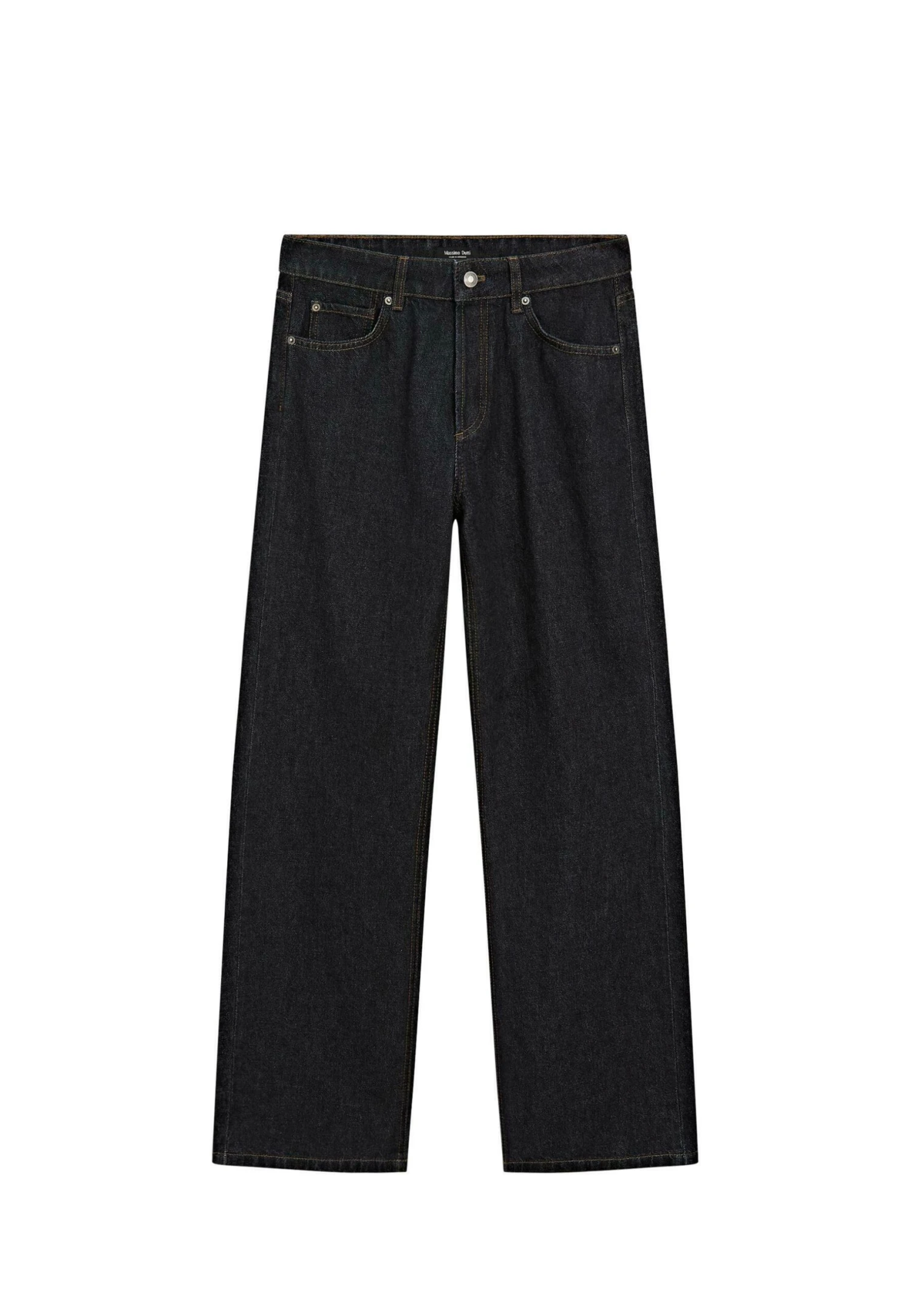 Massimo Dutti MID-RISE - Wide Leg - Dark Blue 8 Massimo Dutti MID-RISE - Wide Leg - Dark Blue - Image 6