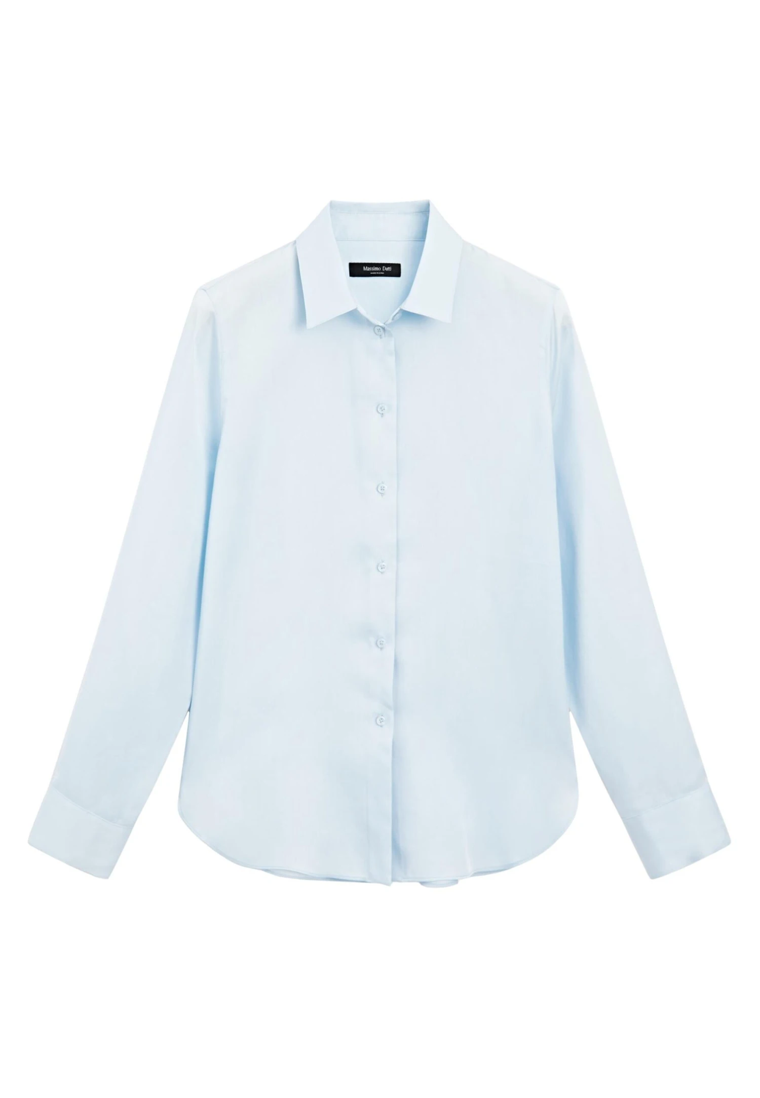 Massimo Dutti FLOWING LONG SLEEVE - Button-down Blouse - Khaki 12 Massimo Dutti FLOWING LONG SLEEVE - Button-down Blouse - Khaki - Image 10