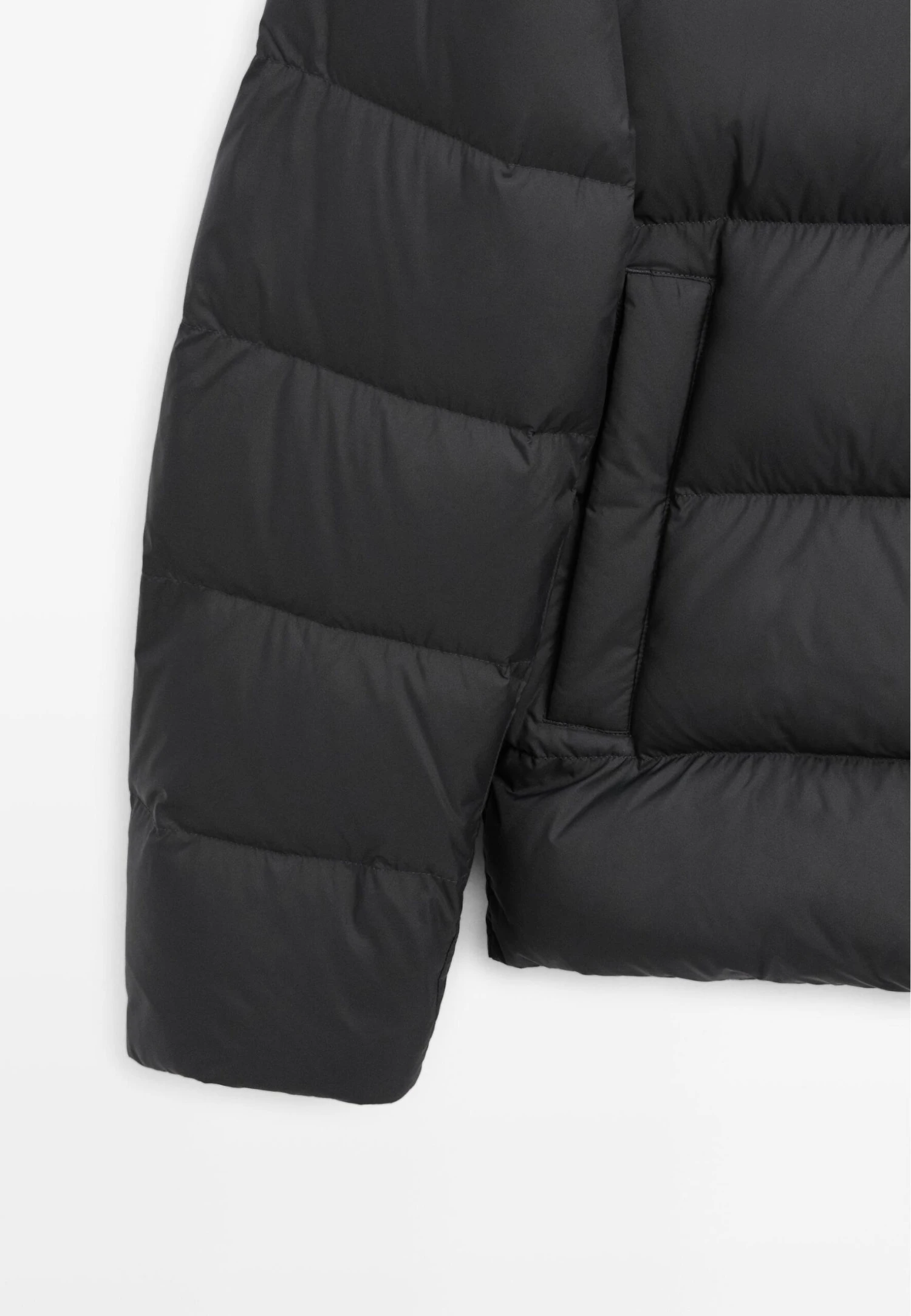 Massimo Dutti WATER-REPELLENT HOODED PUFFER - Down Jacket - Dark Grey 10 Massimo Dutti WATER-REPELLENT HOODED PUFFER - Down Jacket - Dark Grey - Image 8