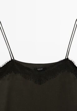 Massimo Dutti Top - Dark Brown -Massimo Dutti Shop 3d758e8d4de94c40b564661ccb977ce2