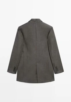 Massimo Dutti BUTTONED LAPEL COLLAR - Blazer - Brown -Massimo Dutti Shop 3dc0e9393e10442b87030594bfb72afe