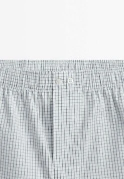 Massimo Dutti Micro-Check Poplin- Boxer Shorts - Blue -Massimo Dutti Shop 3dccd8c62e0943d9bd9a5f809d09f4d2