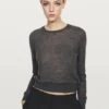 Massimo Dutti FINE SEMI-SHEER WITH CREW NECK - Jumper - Grey -Massimo Dutti Shop 3ddbcde5d4034c6dbdd0d21f962cc7ae